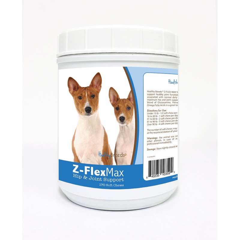 Basenji Z-Flex Max Hip and Joint Soft Chews 170 Count