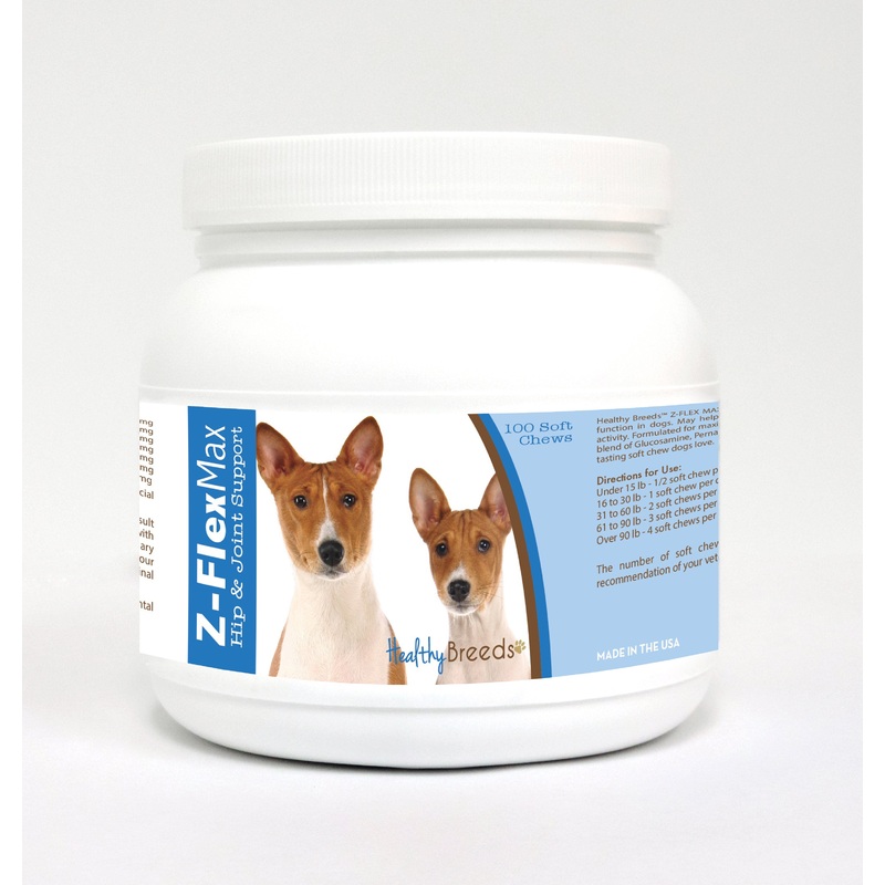 Basenji Z-Flex Max Hip & Joint Soft Chews 100 Count