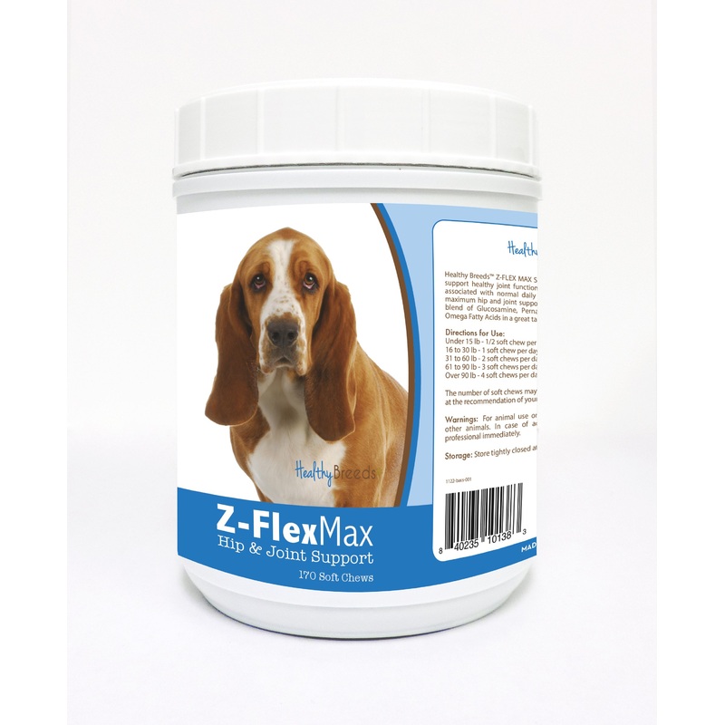 Basset Hound Z-Flex Max Hip and Joint Soft Chews 170 Count