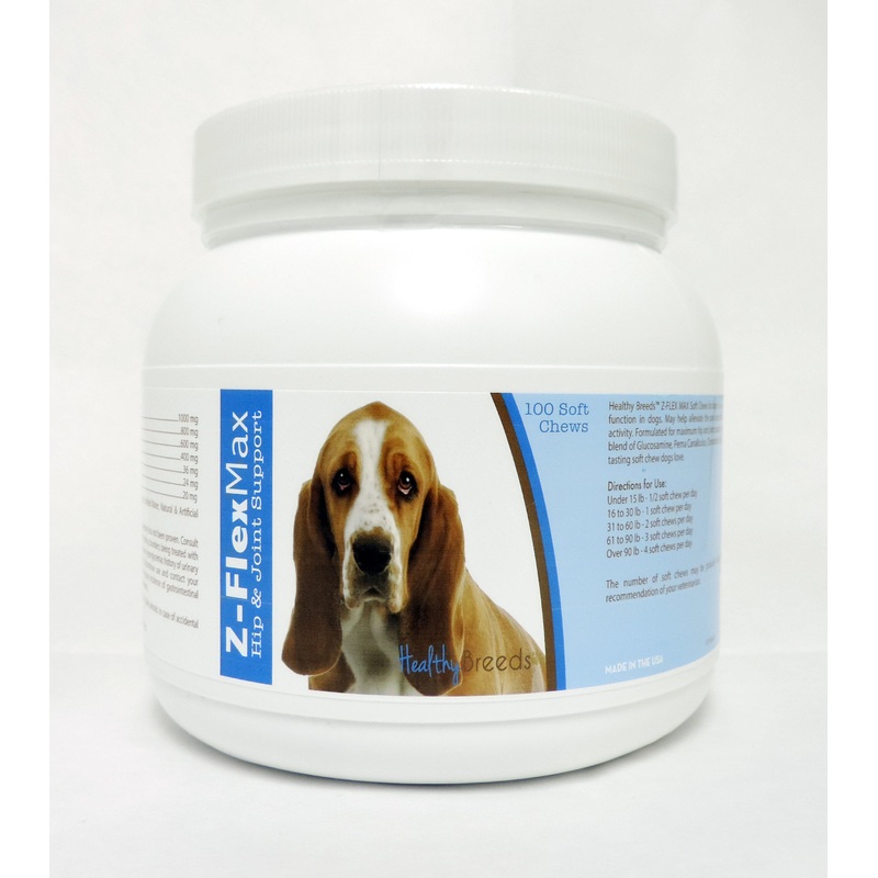 Basset Hound Z-Flex Max Hip & Joint Soft Chews 100 Count