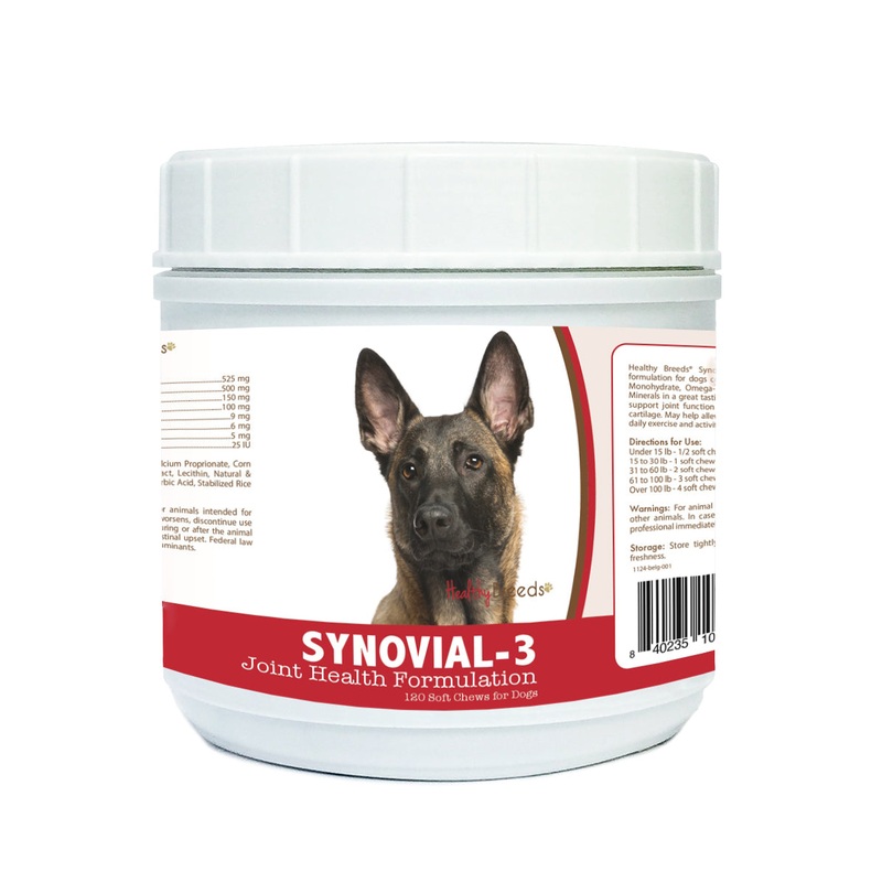 Belgian Malinois Synovial-3 Joint Health Formulation Soft Chews 120 Count