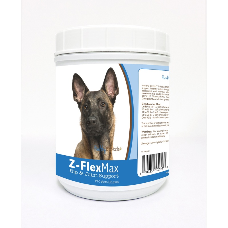 Belgian Malinois Z-Flex Max Hip and Joint Soft Chews 170 Count