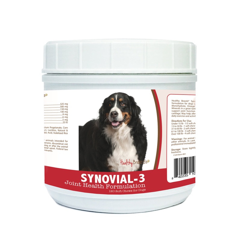 Bernese Mountain Dog Synovial-3 Joint Health Formulation Soft Chews 120 Count