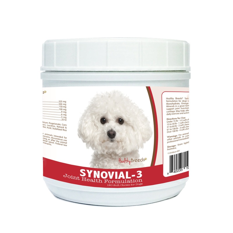 Bichon Frise Synovial-3 Joint Health Formulation Soft Chews 120 Count