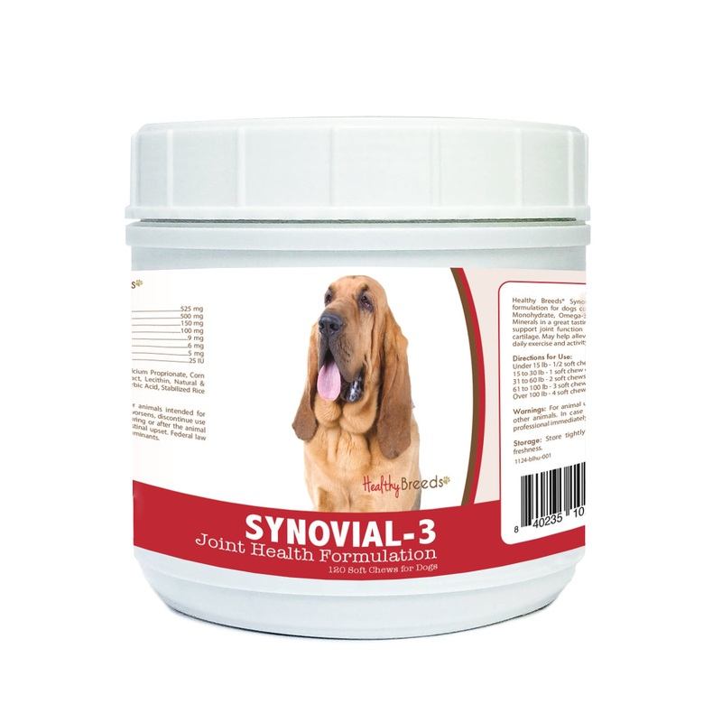 Bloodhound Synovial-3 Joint Health Formulation Soft Chews 120 Count
