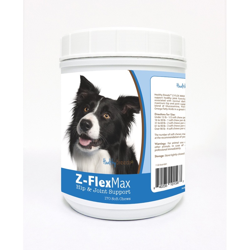 Border Collie Z-Flex Max Hip and Joint Soft Chews 170 Count