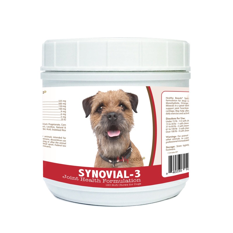 Border Terrier Synovial-3 Joint Health Formulation Soft Chews 120 Count