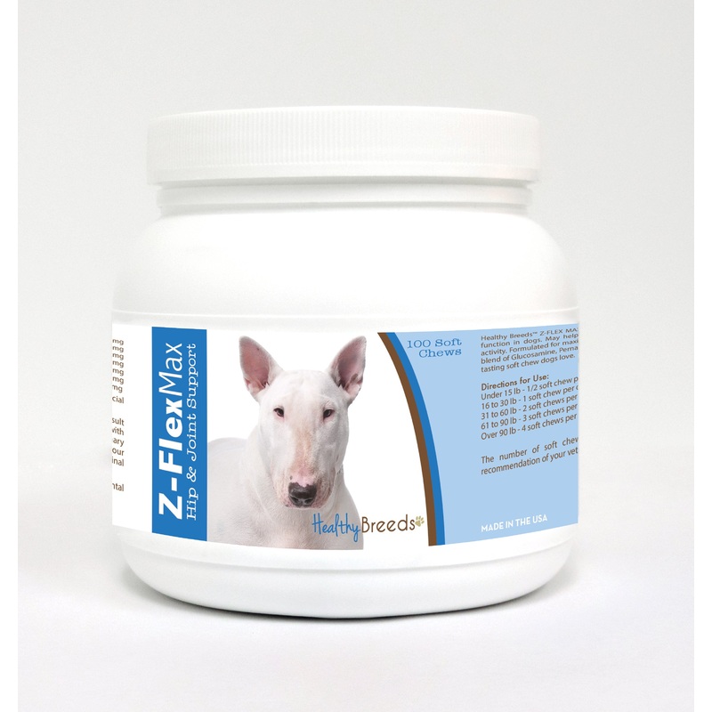 Bull Terrier Z-Flex Max Hip & Joint Soft Chews 100 Count