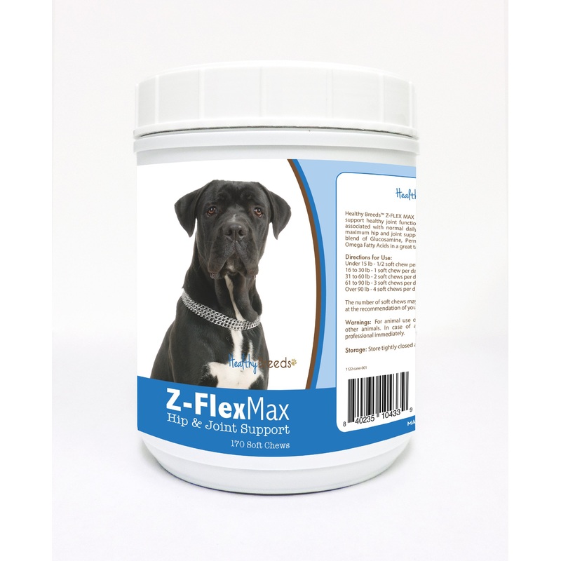 Cane Corso Z-Flex Max Hip and Joint Soft Chews 170 Count