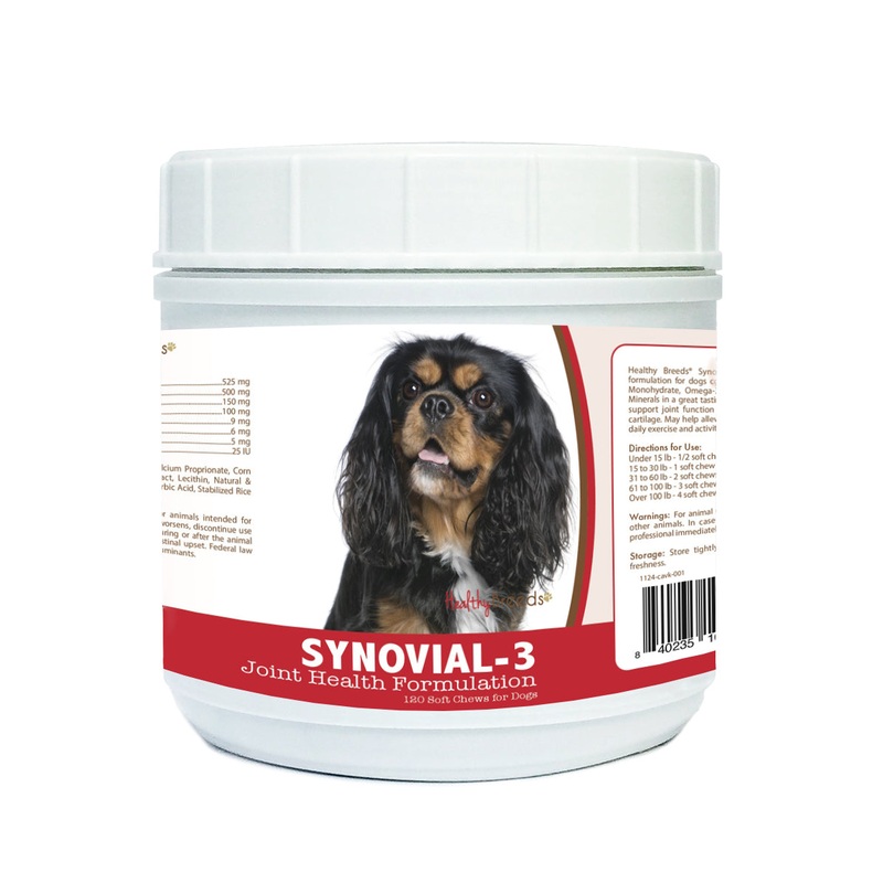 Cavalier King Charles Spaniel Synovial-3 Joint Health Formulation Soft Chews 120 Count