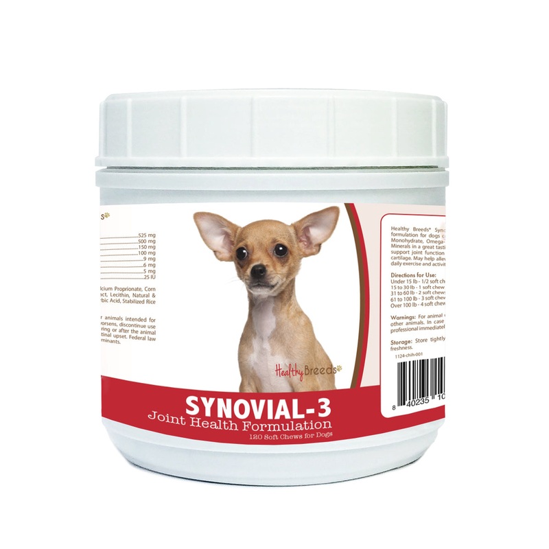 Chihuahua Synovial-3 Joint Health Formulation Soft Chews 120 Count
