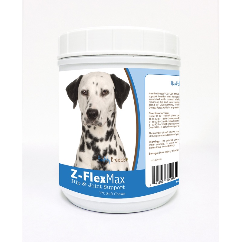Dalmatian Z-Flex Max Hip and Joint Soft Chews 170 Count