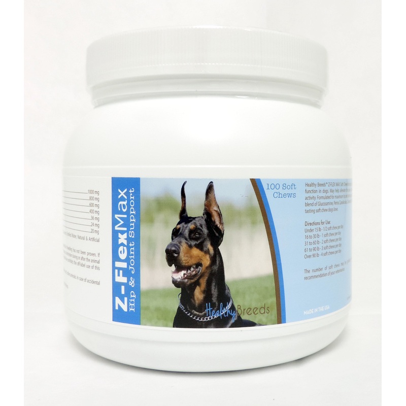 Doberman Pinscher Z-Flex Max Hip & Joint Soft Chews 100 Count