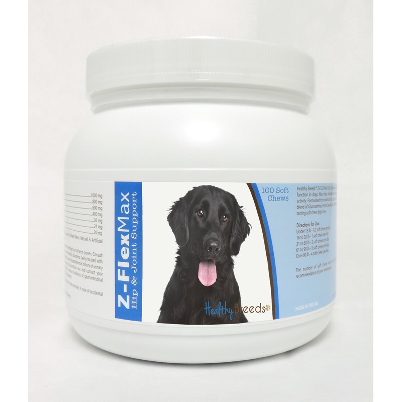 Flat Coated Retriever Z-Flex Max Hip & Joint Soft Chews 100 Count
