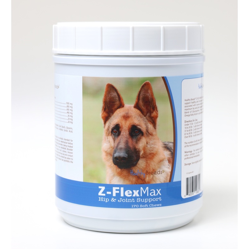 German Shepherd Z-Flex Max Hip and Joint Soft Chews 170 Count