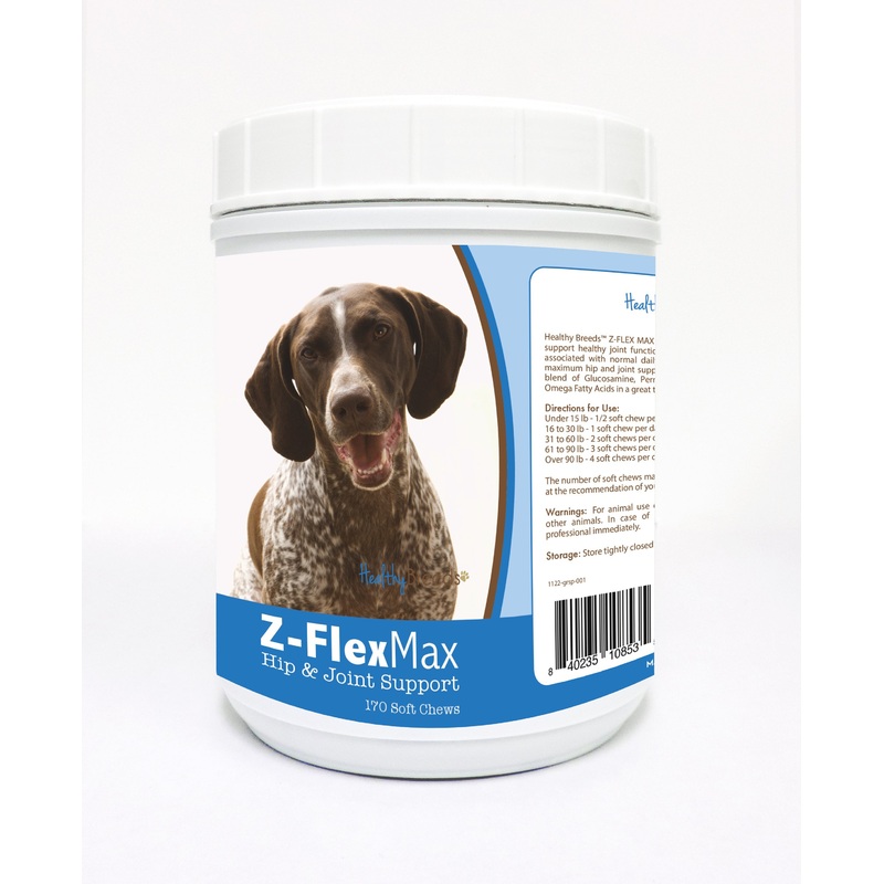German Shorthaired Pointer Z-Flex Max Hip and Joint Soft Chews 170 Count