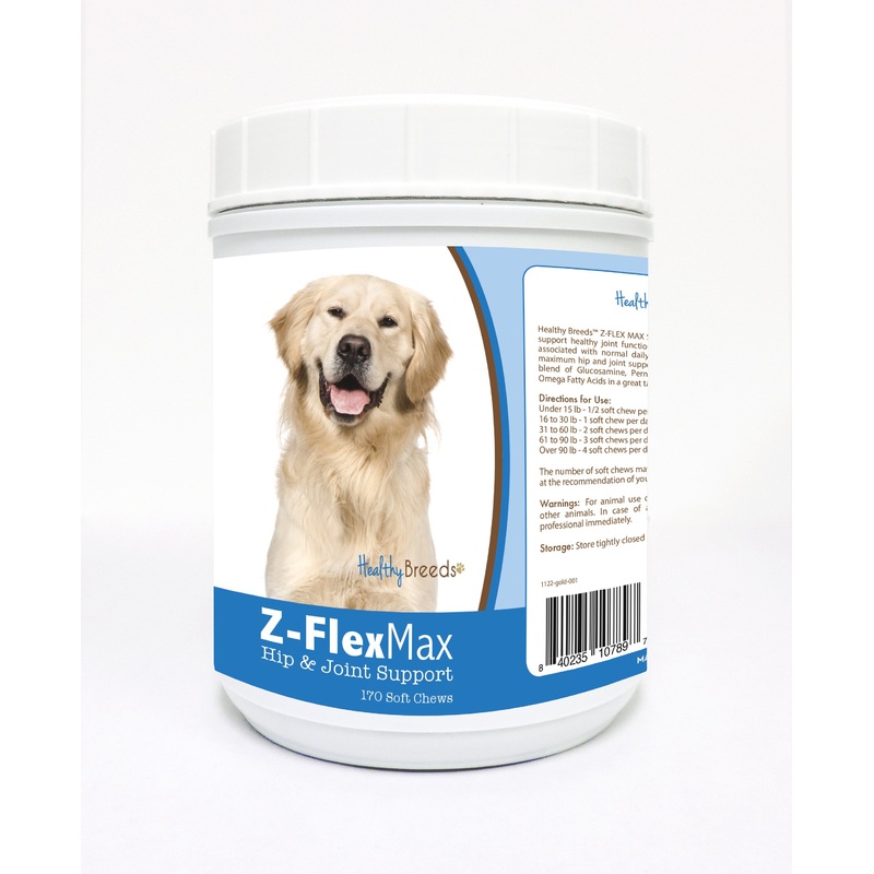 Golden Retriever Z-Flex Max Hip and Joint Soft Chews 170 Count