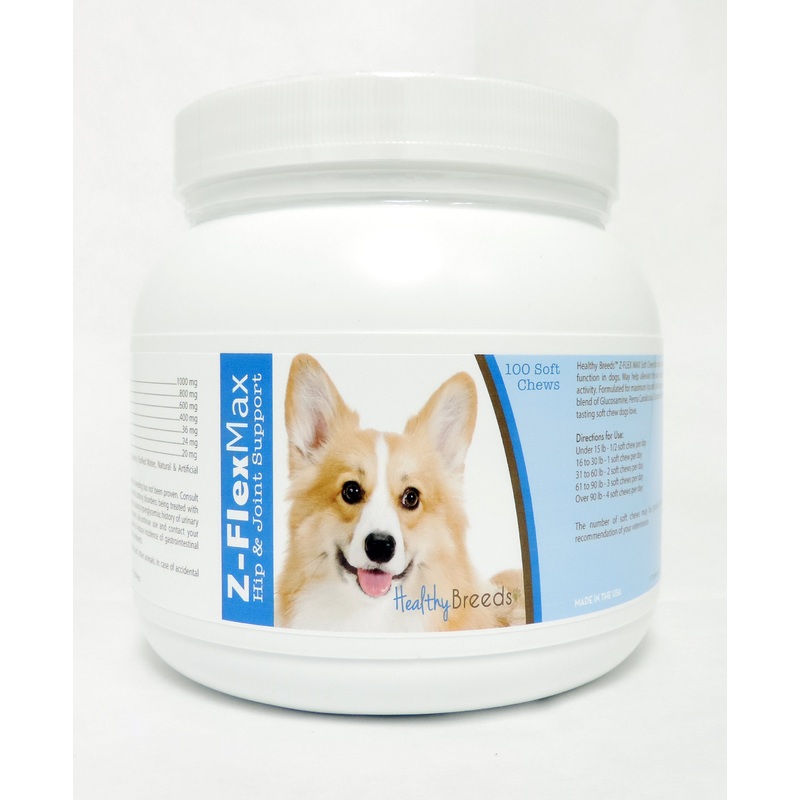 Pembroke Welsh Corgi Z-Flex Max Hip & Joint Soft Chews 100 Count