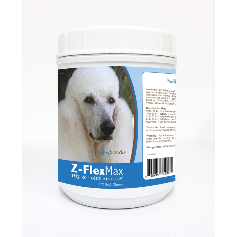 Poodle Z-Flex Max Hip and Joint Soft Chews 170 Count