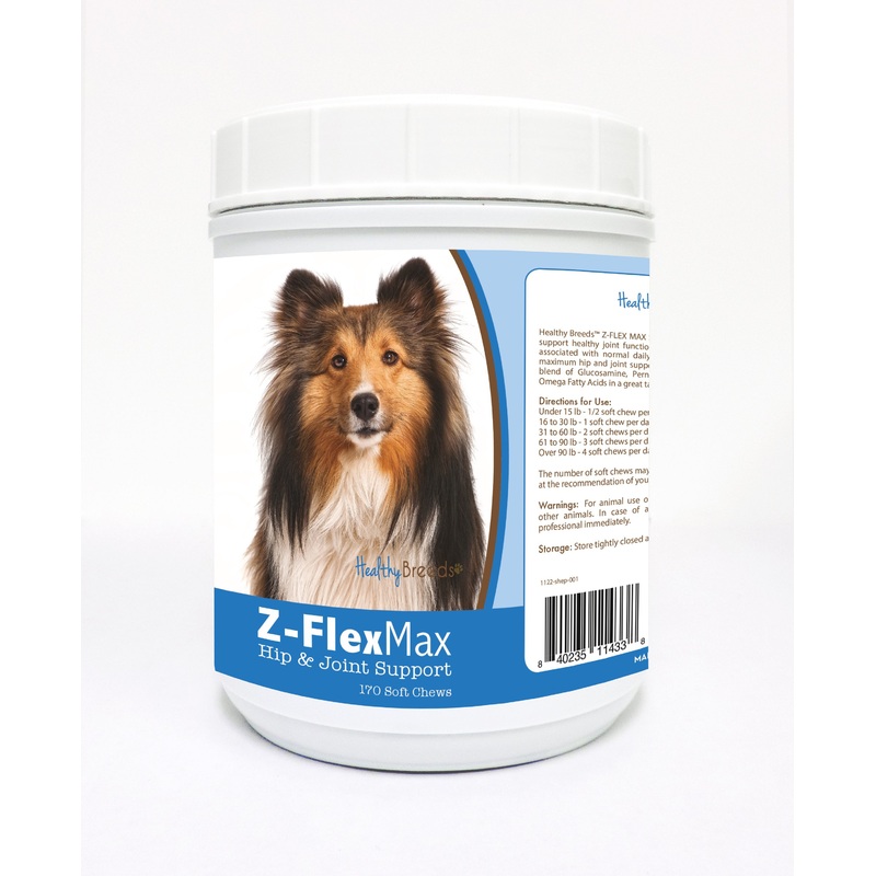Shetland Sheepdog Z-Flex Max Hip and Joint Soft Chews 170 Count