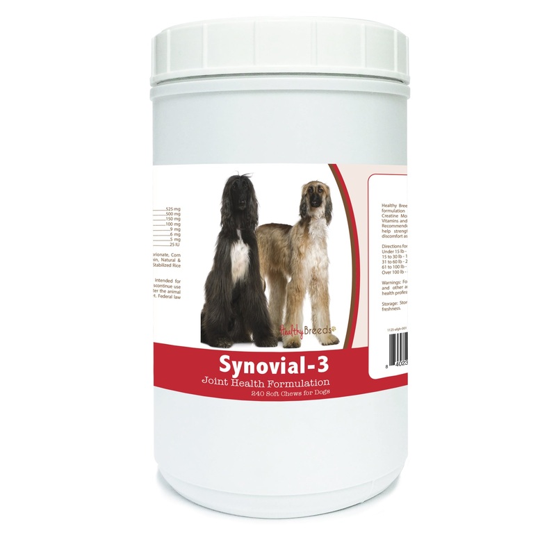 Afghan Hound Synovial-3 Joint Health Formulation Soft Chews 240 Count