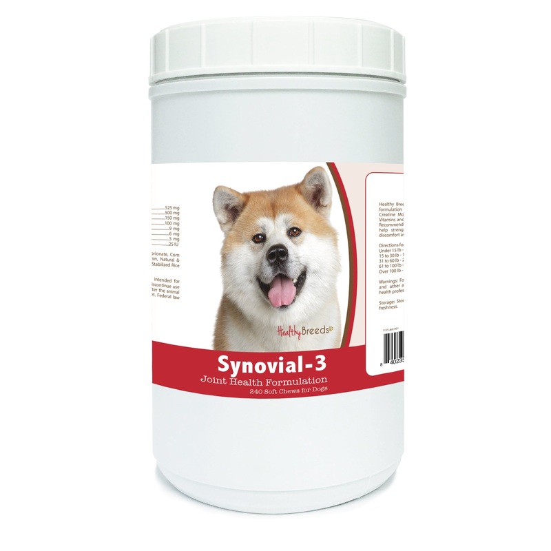 Akita Synovial-3 Joint Health Formulation Soft Chews 240 Count