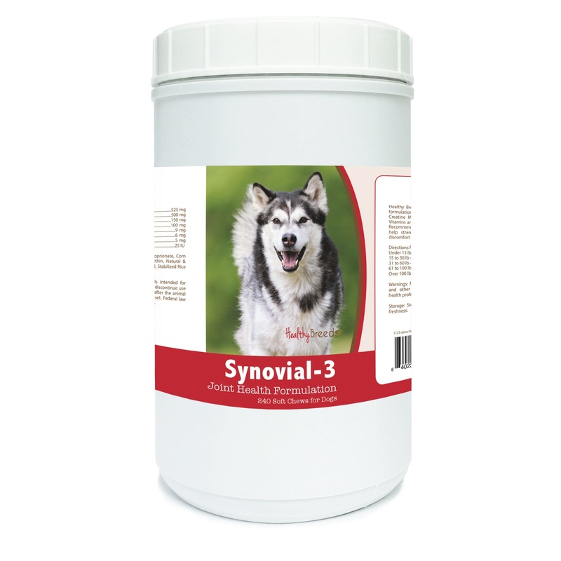 Alaskan Malamute Synovial-3 Joint Health Formulation Soft Chews 240 Count