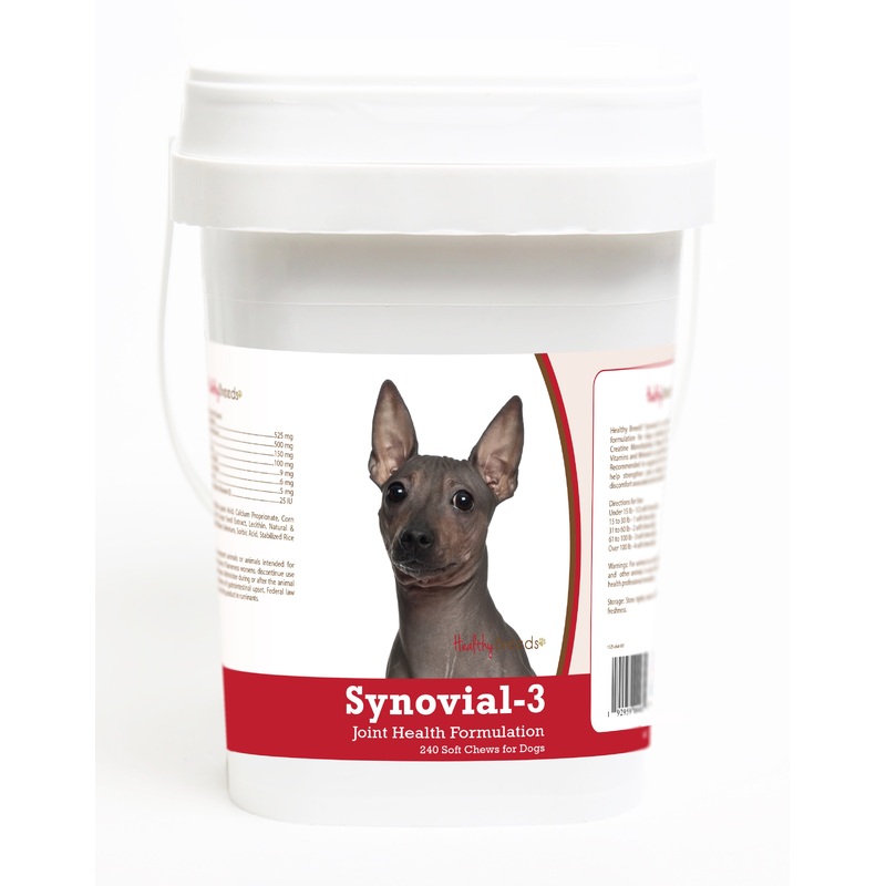 AmericanHairlessTerrier Synovial-3 Joint Health Formulation Soft Chews 240 Count