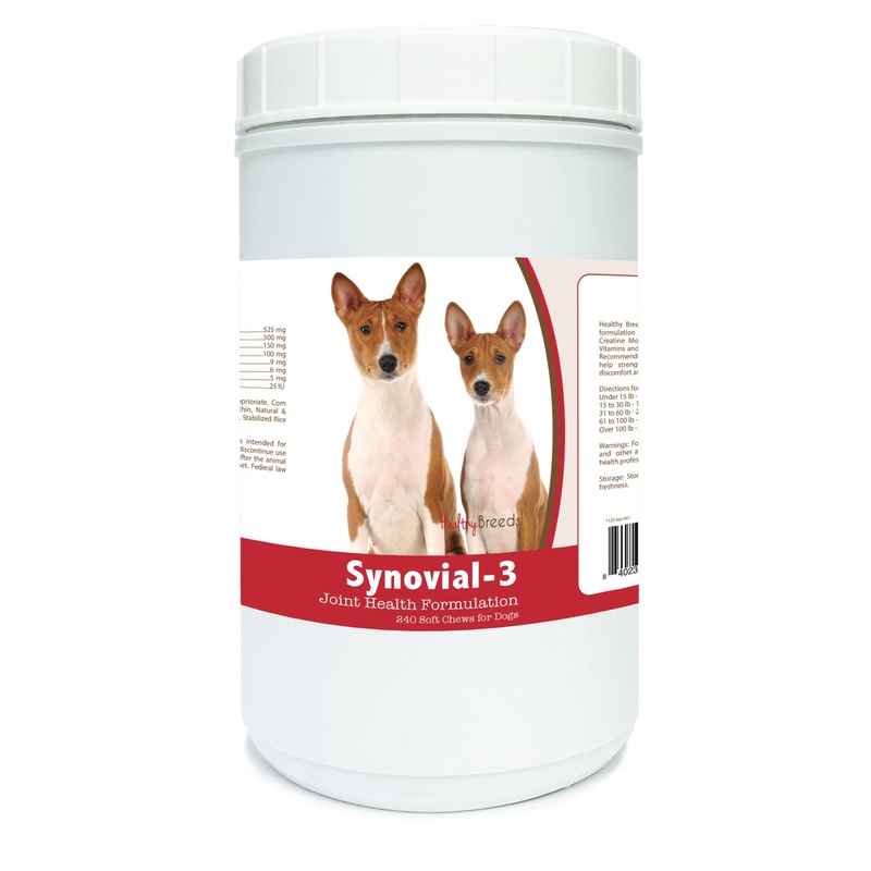 Basenji Synovial-3 Joint Health Formulation Soft Chews 240 Count