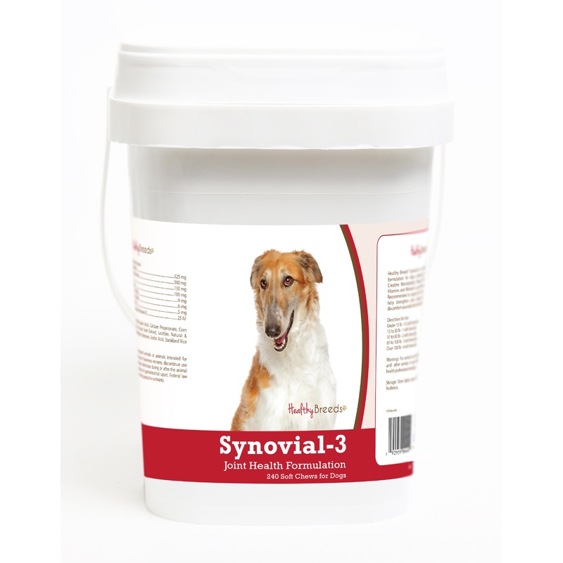 Borzois Synovial-3 Joint Health Formulation Soft Chews 240 Count