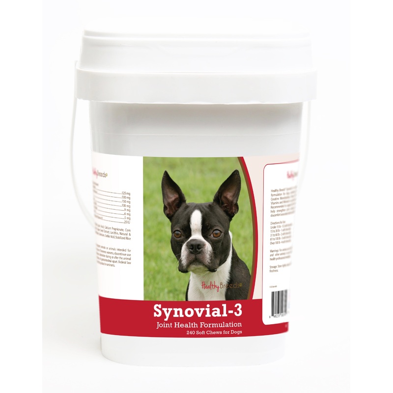 Boston Terrier Synovial-3 Joint Health Formulation Soft Chews 240 Count