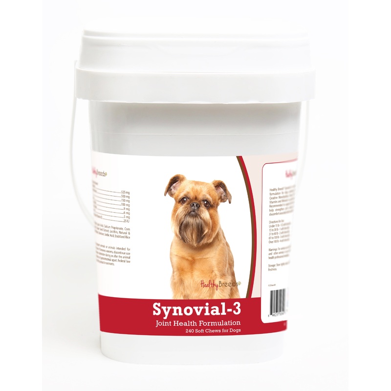 Brussels Griffon Synovial-3 Joint Health Formulation Soft Chews 240 Count