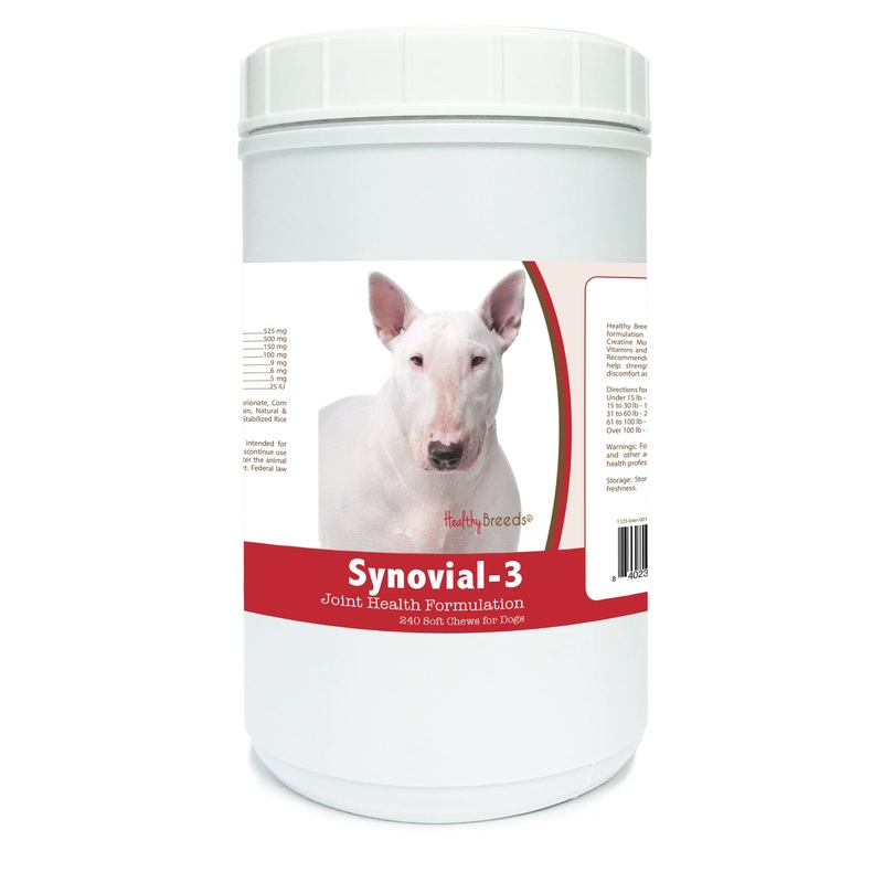 Bull Terrier Synovial-3 Joint Health Formulation Soft Chews 240 Count