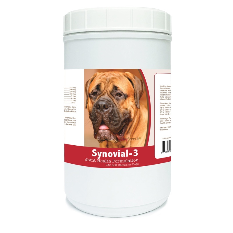 Bullmastiff Synovial-3 Joint Health Formulation Soft Chews 240 Count