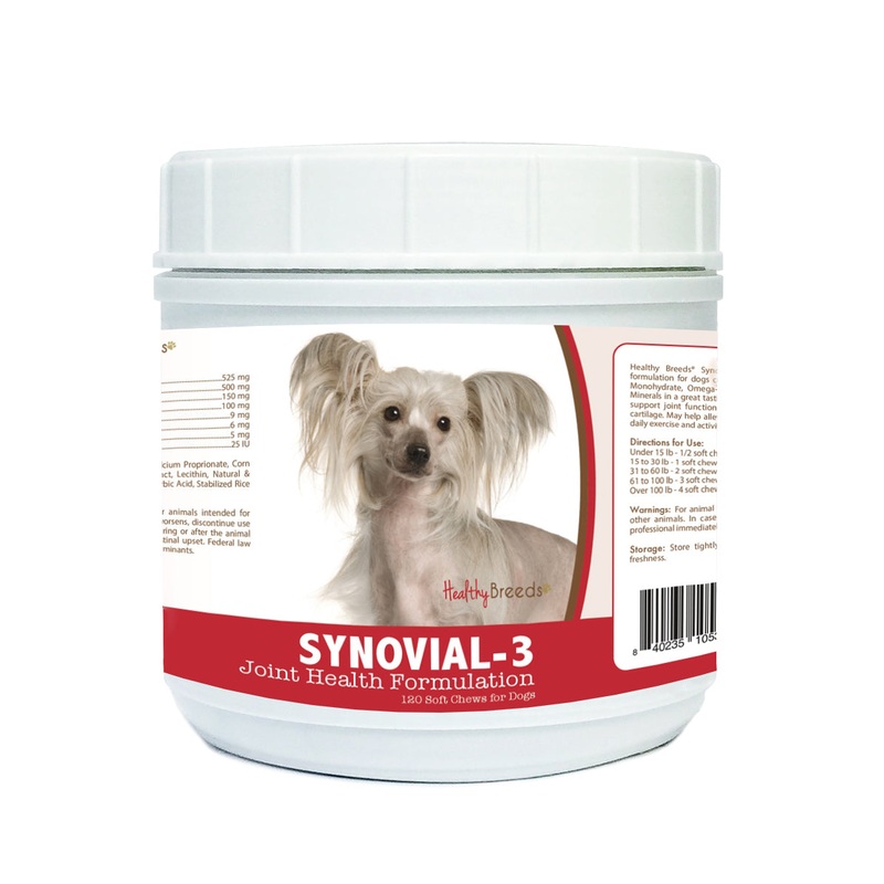 Chinese Crested Synovial-3 Joint Health Formulation Soft Chews 120 Count