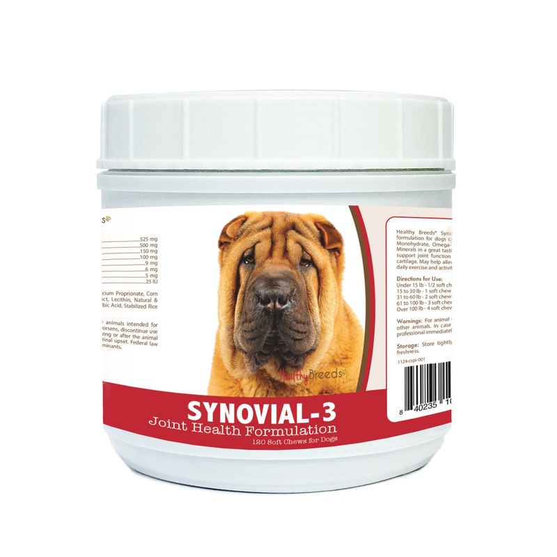 Chinese Shar Pei Synovial-3 Joint Health Formulation Soft Chews 120 Count