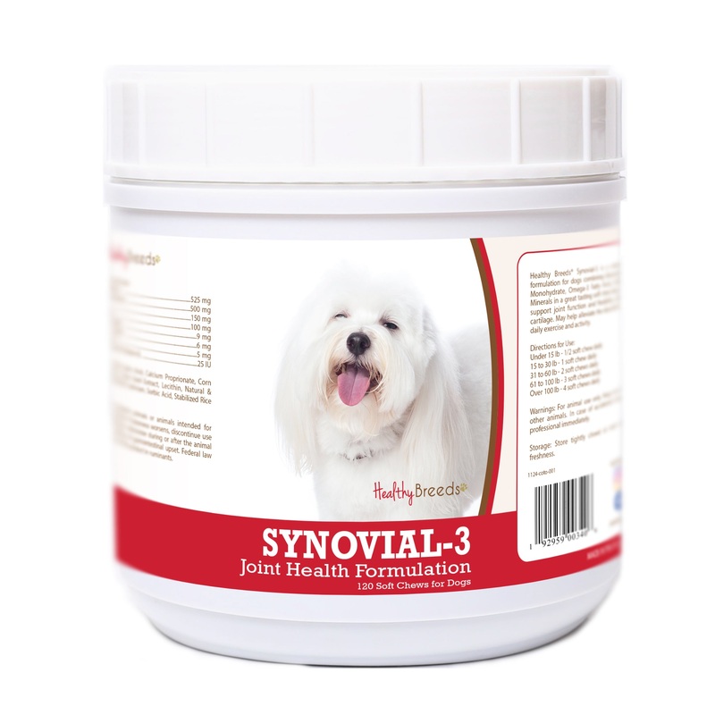 Coton de Tulear Synovial-3 Joint Health Formulation Soft Chews 120 Count