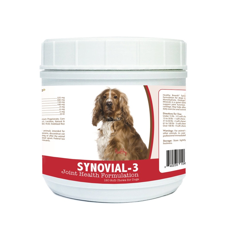 English Cocker Spaniel Synovial-3 Joint Health Formulation Soft Chews 120 Count