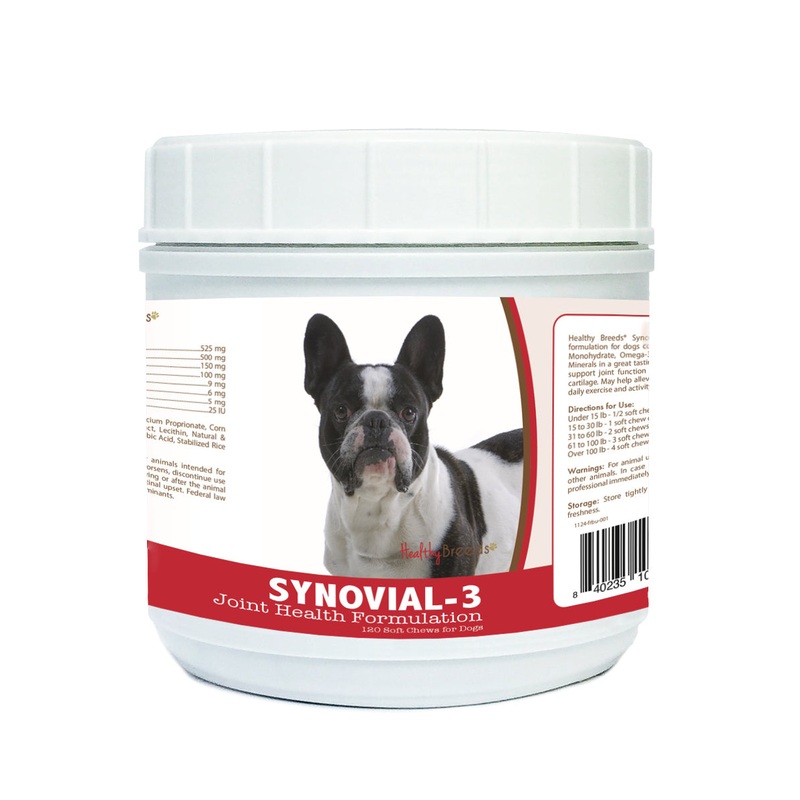 French Bulldog Synovial-3 Joint Health Formulation Soft Chews 120 Count