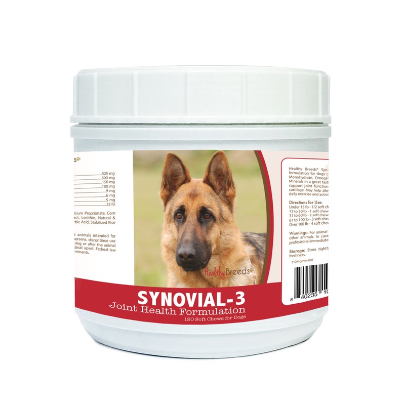 German Shepherd Synovial-3 Joint Health Formulation Soft Chews 120 Count