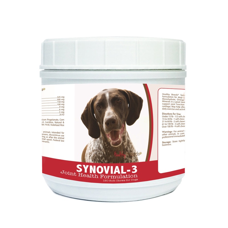 German Shorthaired Pointer Synovial-3 Joint Health Formulation Soft Chews 120 Count
