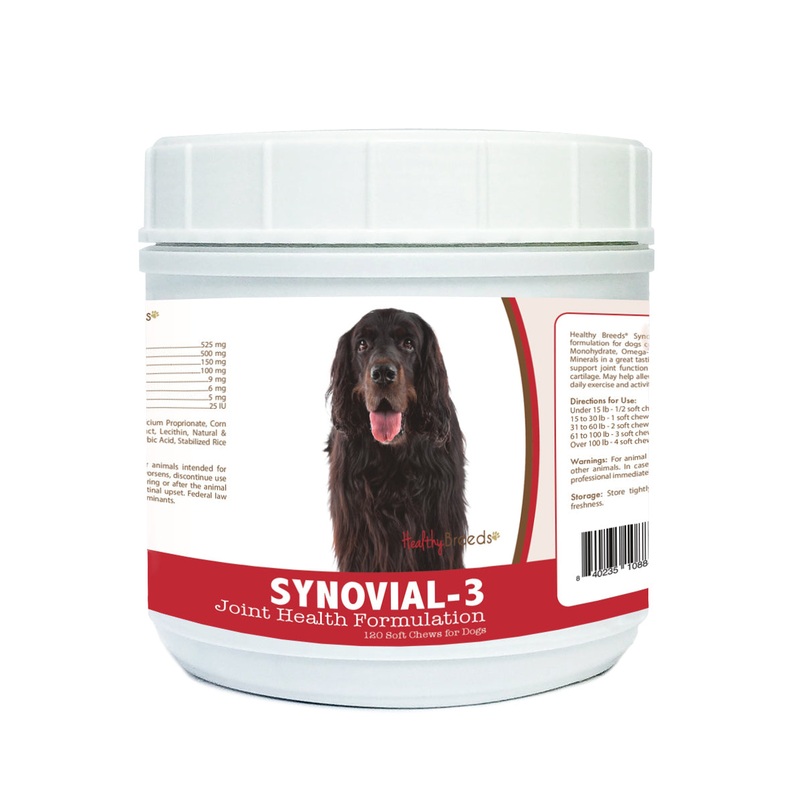 Gordon Setter Synovial-3 Joint Health Formulation Soft Chews 120 Count