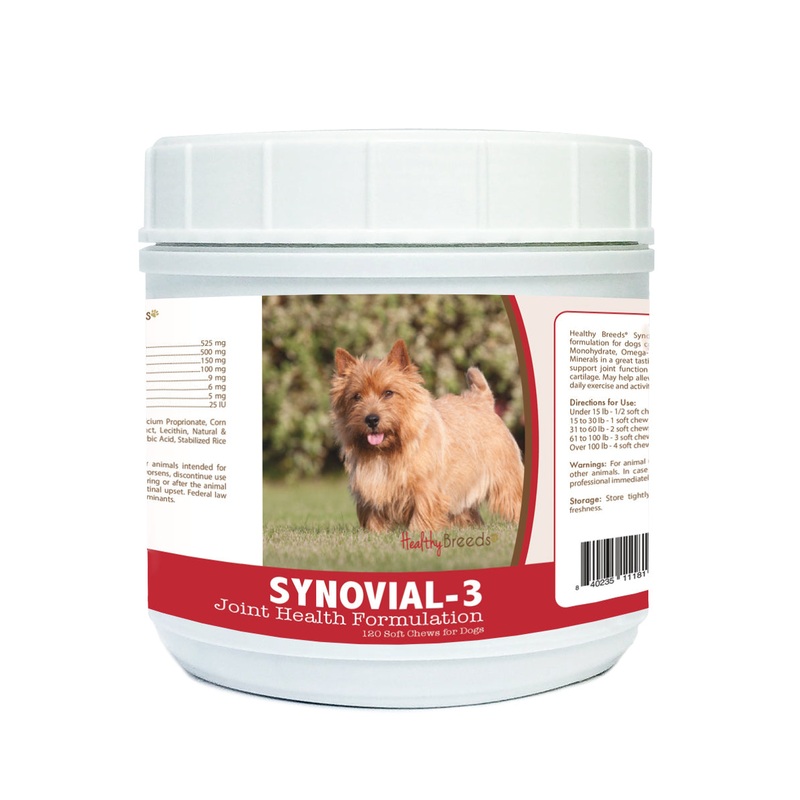 Norwich Terrier Synovial-3 Joint Health Formulation Soft Chews 120 Count