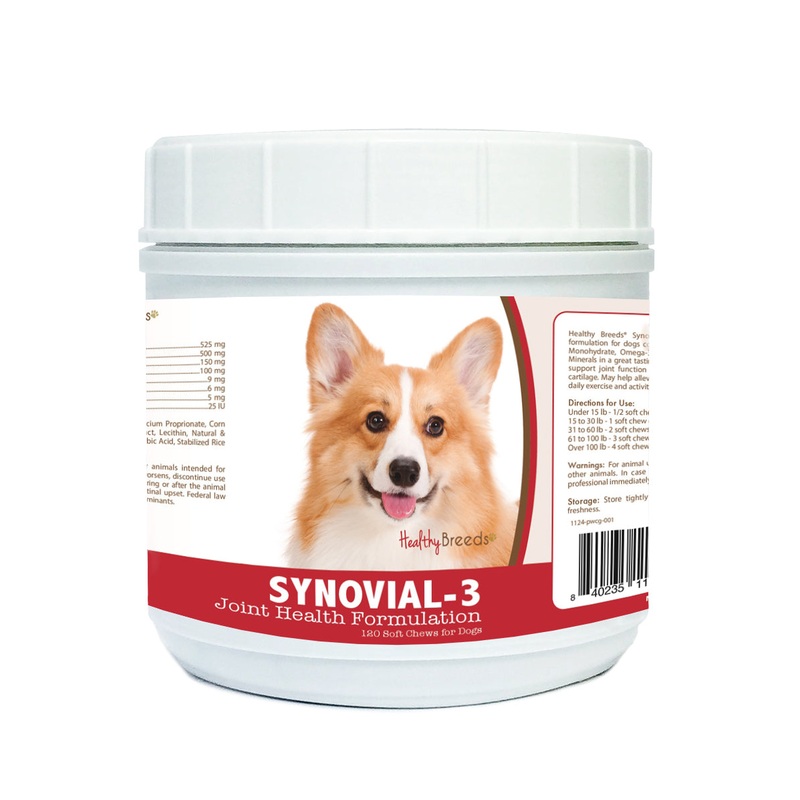 Pembroke Welsh Corgi Synovial-3 Joint Health Formulation Soft Chews 120 Count