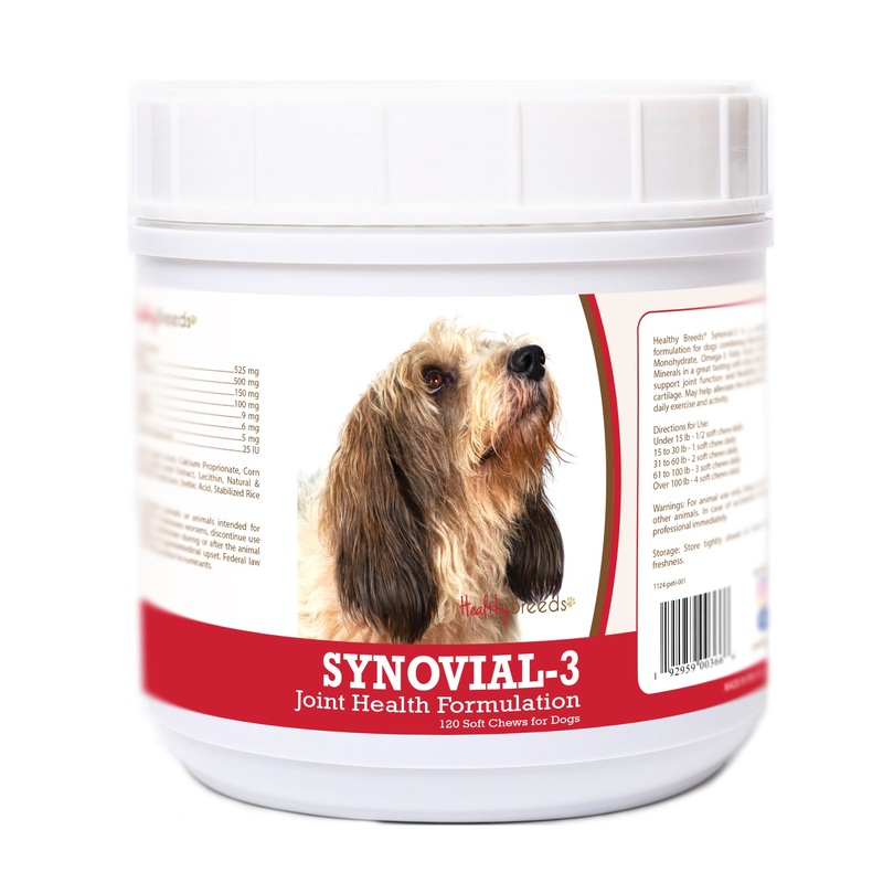 Petits Bassets Griffons Vendeen Synovial-3 Joint Health Formulation Soft Chews 120 Cou