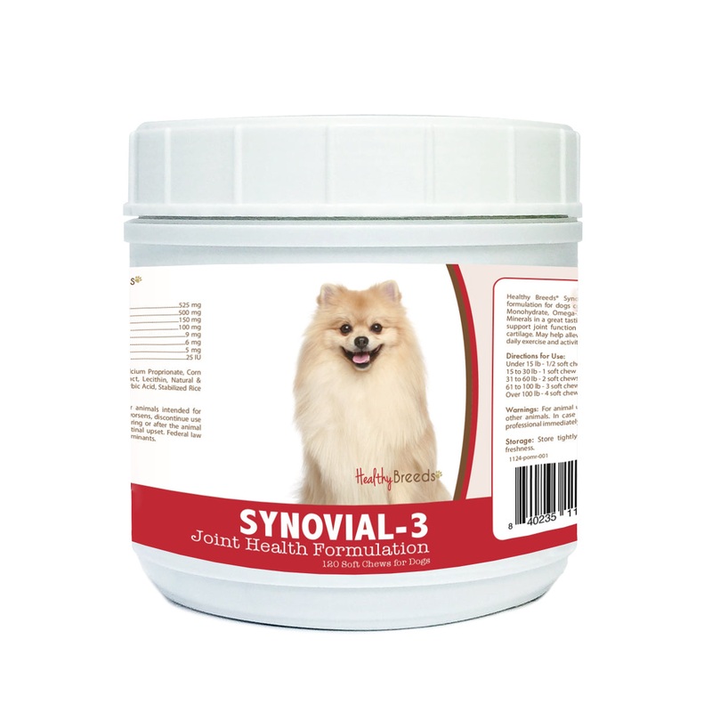 Pomeranian Synovial-3 Joint Health Formulation Soft Chews 120 Count