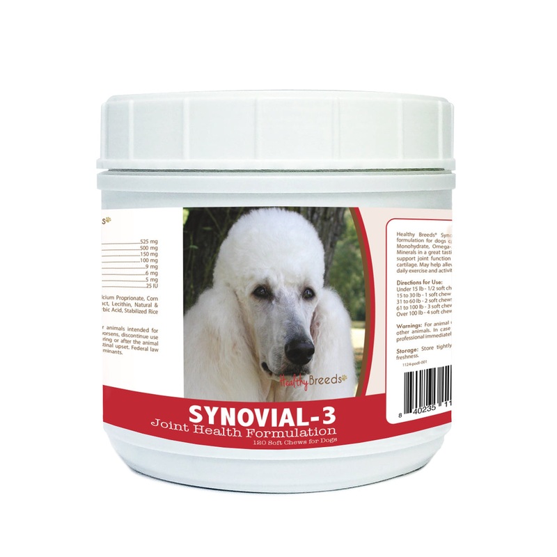 Poodle Synovial-3 Joint Health Formulation Soft Chews 120 Count
