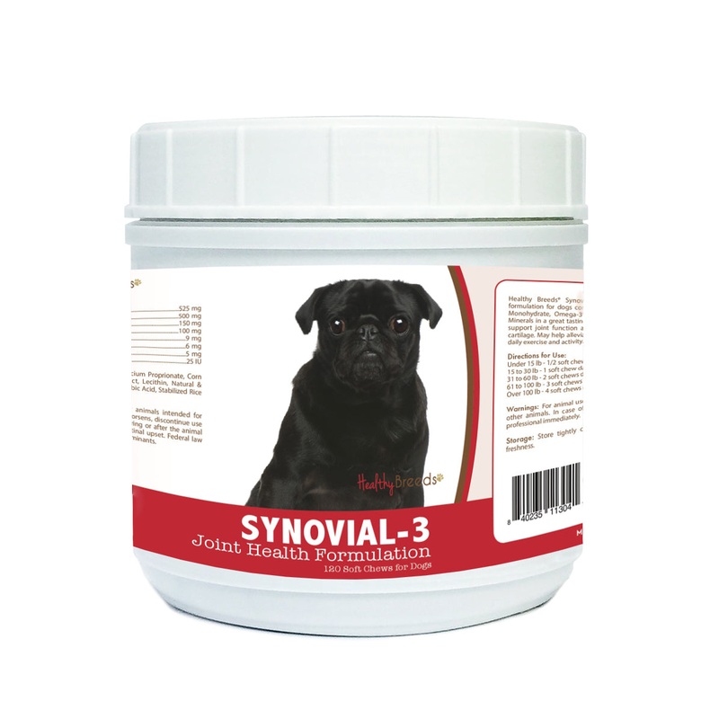 Pug Synovial-3 Joint Health Formulation Soft Chews 120 Count