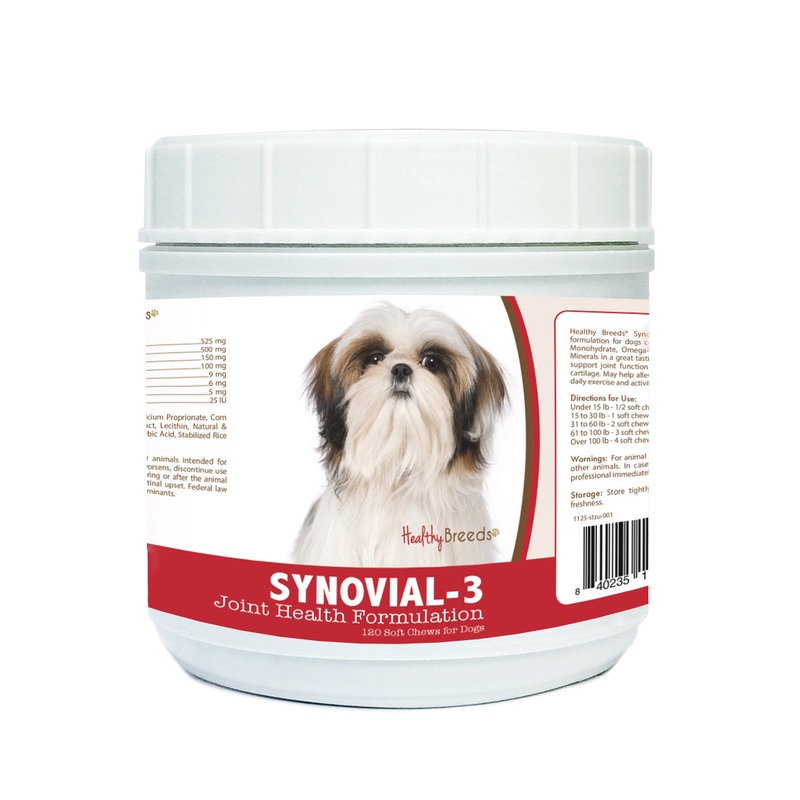 Shih Tzu Synovial-3 Joint Health Formulation Soft Chews 120 Count