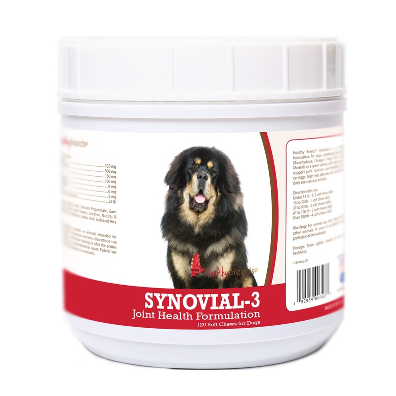 Tibetan Mastiff Synovial-3 Joint Health Formulation Soft Chews 120 Count